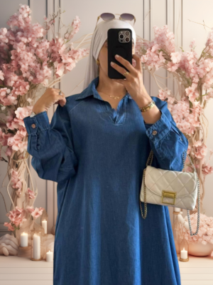 ✨ فستان دجين oversize ✨