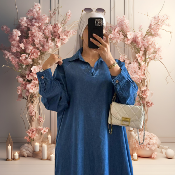 ✨ فستان دجين oversize ✨