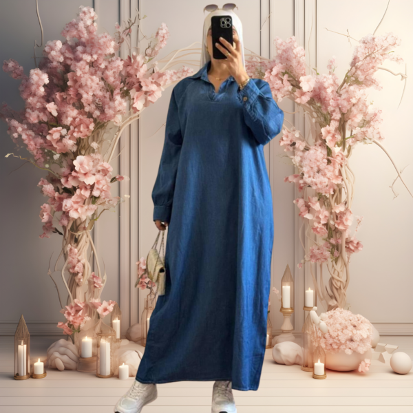 ✨ فستان دجين oversize ✨