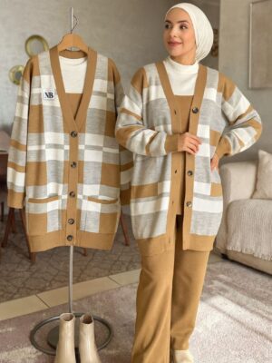 أنسومبل ثلاث قطع من الصوف الممتاز والفخم