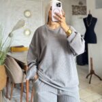 ensemble oversize jacquard (al56)