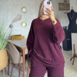 ensemble oversize jacquard (al56)