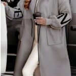 cardigan chic à capuche (az36)