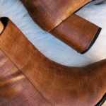 (bottines talon croco (tel:ec38