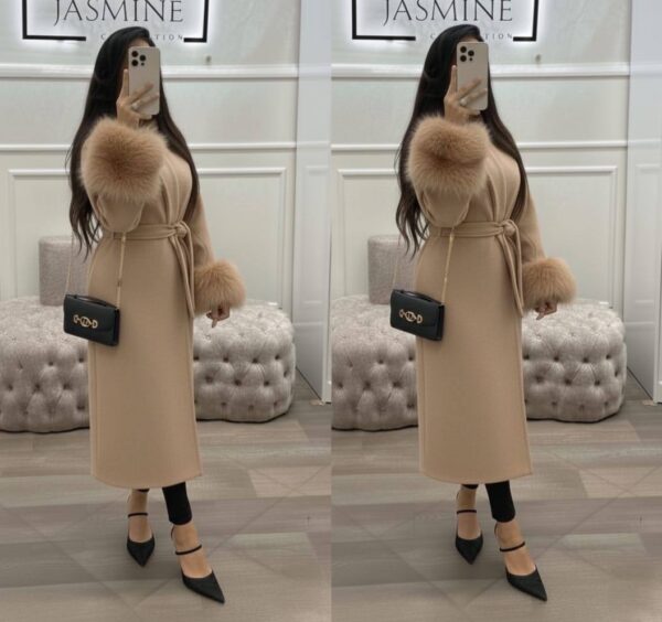 manteau + fourrure en cachemire – ref/b90