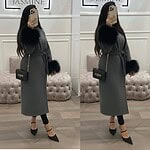 manteau + fourrure en cachemire – ref/b90