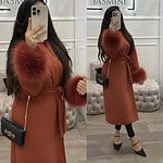 manteau + fourrure en cachemire – ref/b90