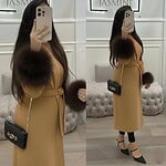 manteau + fourrure en cachemire – ref/b90