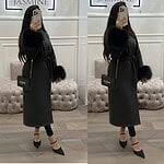 manteau + fourrure en cachemire – ref/b90